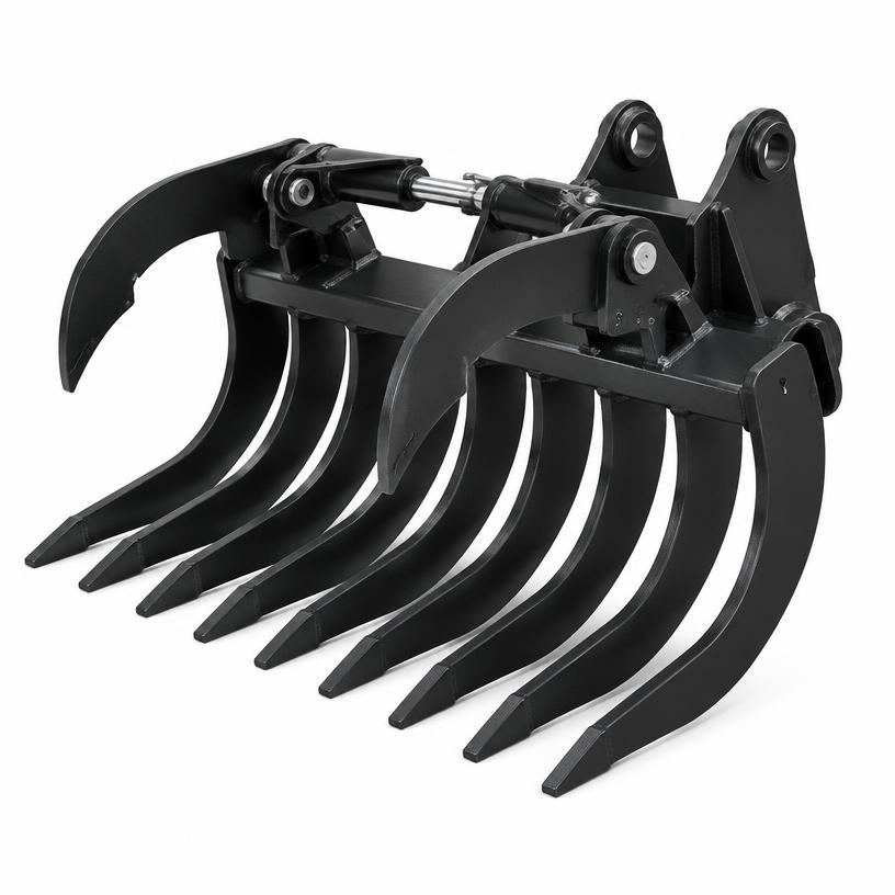 Grapple rake